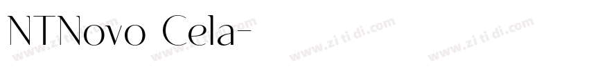NTNovo Cela字体转换